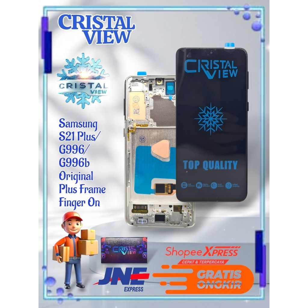 LCD TOUCHSCREEN SAMSUNG GALAXY S21 PLUS/S21+/G996/G996B/G996F/G996U OLED ORIGINAL PLUS FRAME FINGER 