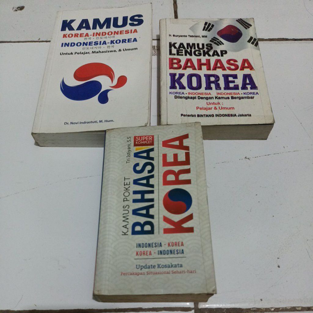 Kamus Korea Indonesia. Kamus lengkap bahasa Korea. Kamus pocket bahasa Korea