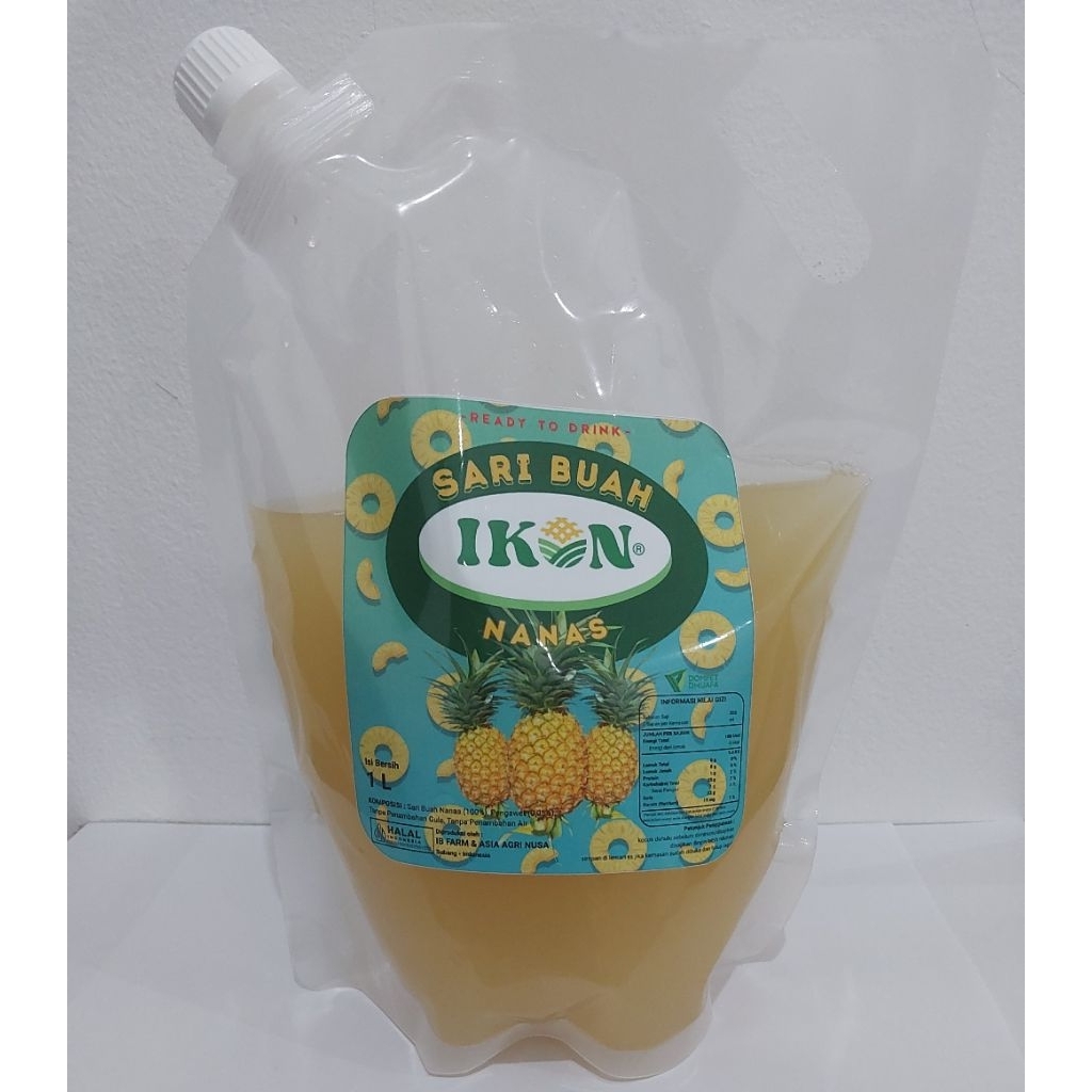 Sari Buah Nanas Murni IKON – Minuman Segar Ready to Drink 1 Liter