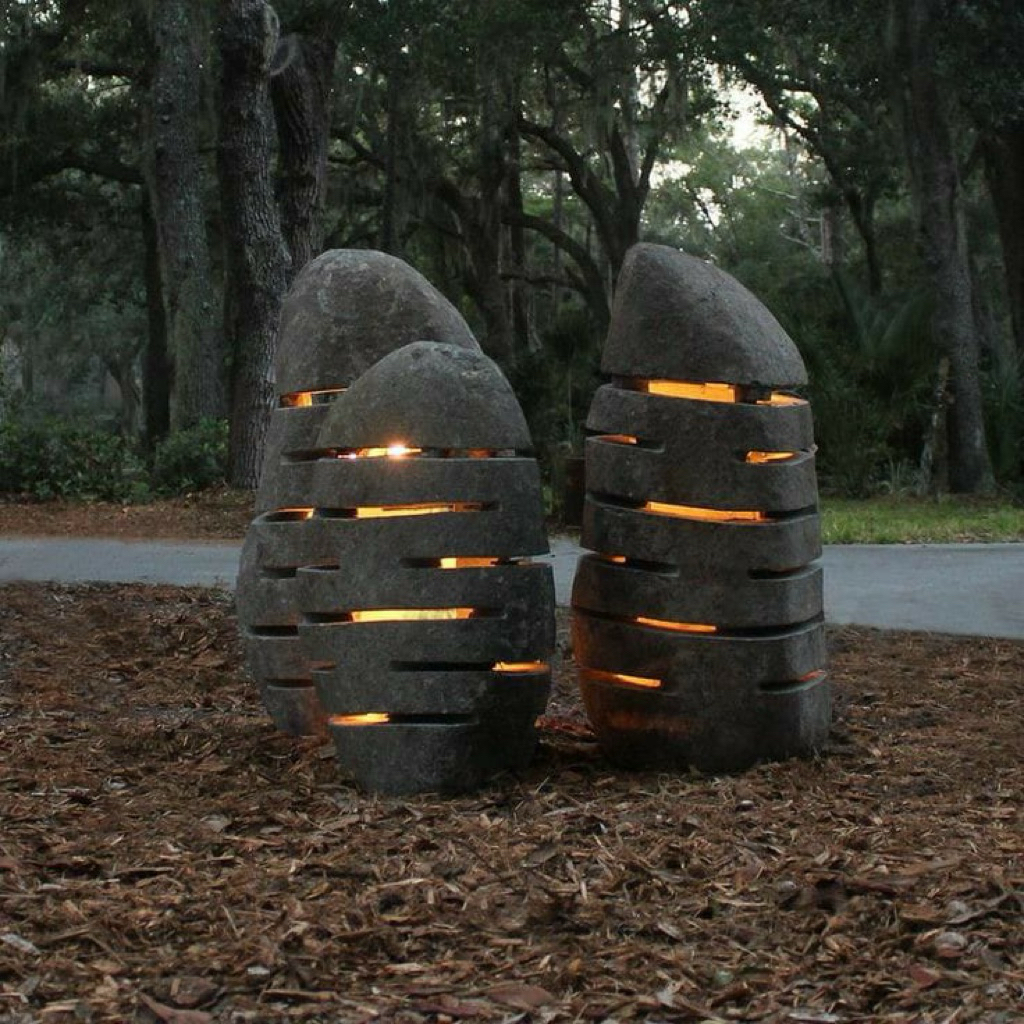 Batu Sungai Lampu Taman / Lampu Taman Garden