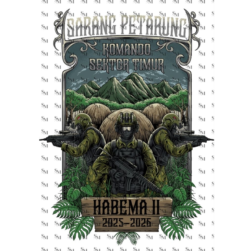 KAOS COSTUM SARANG PETARUNG HABEMA II