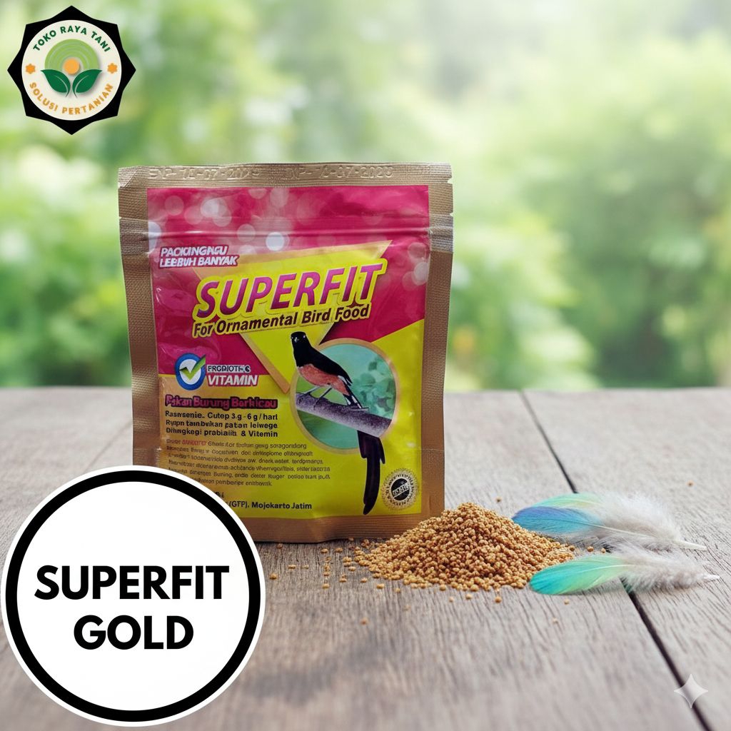 Pakan Burung SuperFit Gold Voer premium