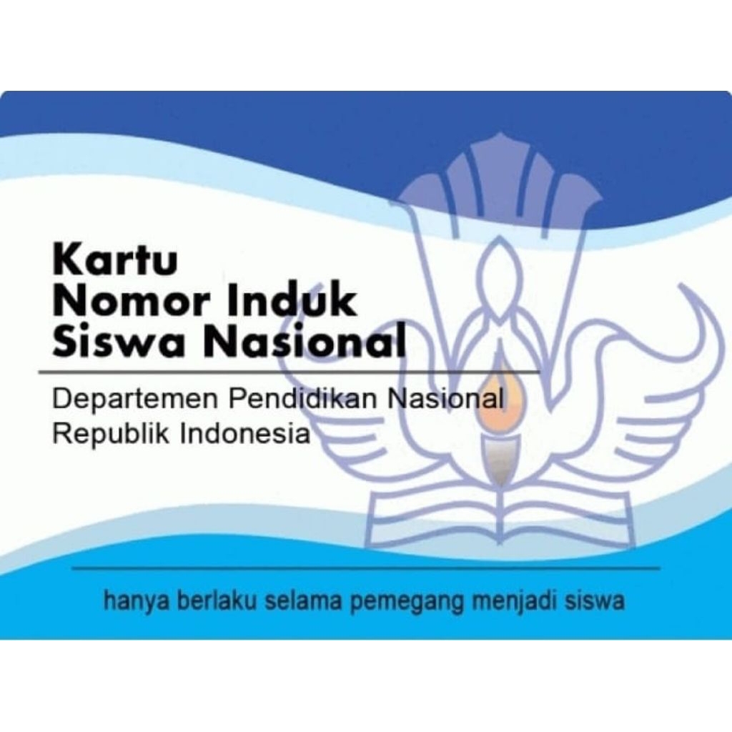 Kartu  NISN siswa | ID CARD PVC