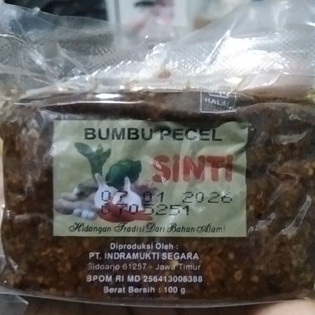 

bumbu pecel sinti per ( 5 pcs )