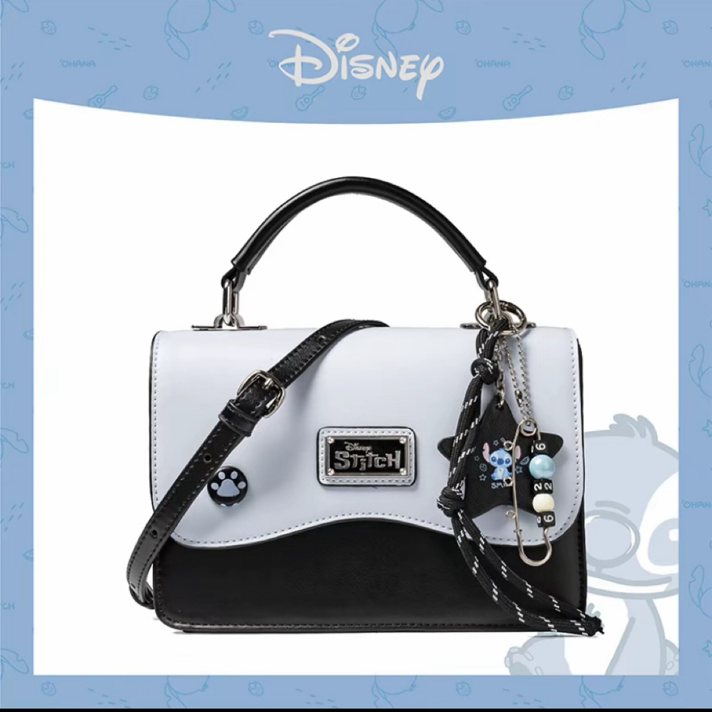 Tas Disney Stitch Tas Slempang Wanita Logo Stitch Murah Import