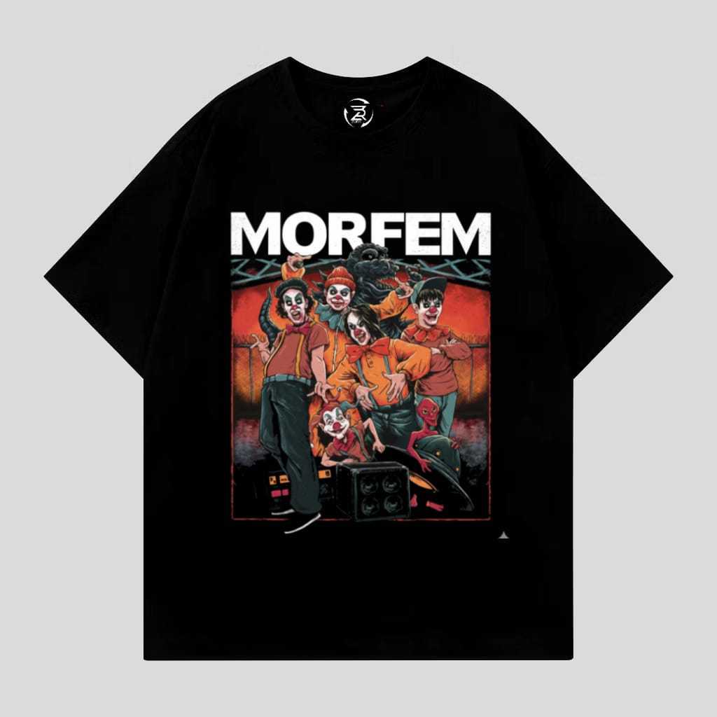 Zuro - Tshirt Morfem Badut Vintage lengan pendek Varian Kaos distro Unisex