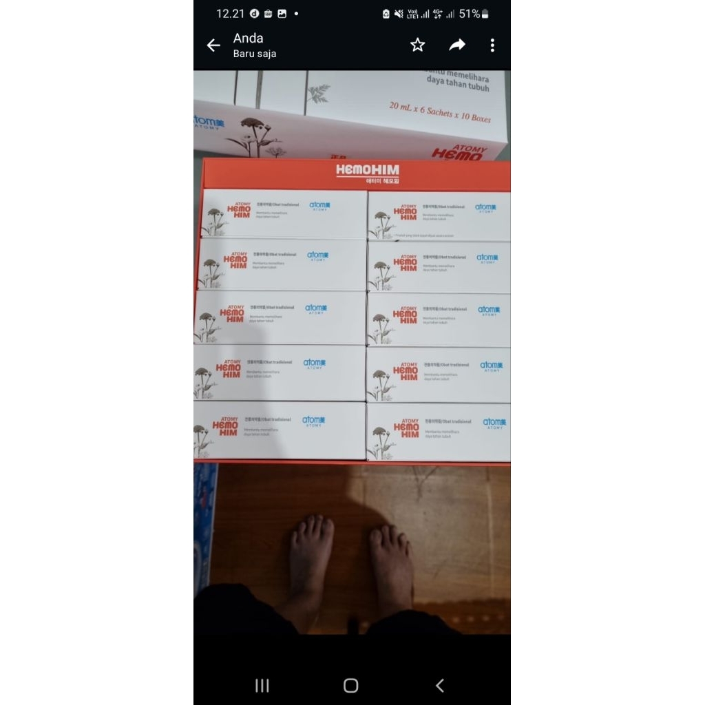 Hemohim 60 sachet original 100%