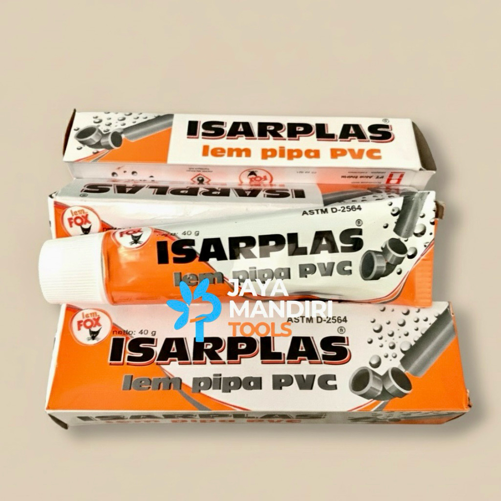 Lem Pipa PVC / Lem Paralon Isarplas / Lem PVC Isarplas / Lem Paralon 40Gr / Lem Odol Paralon Isarpla
