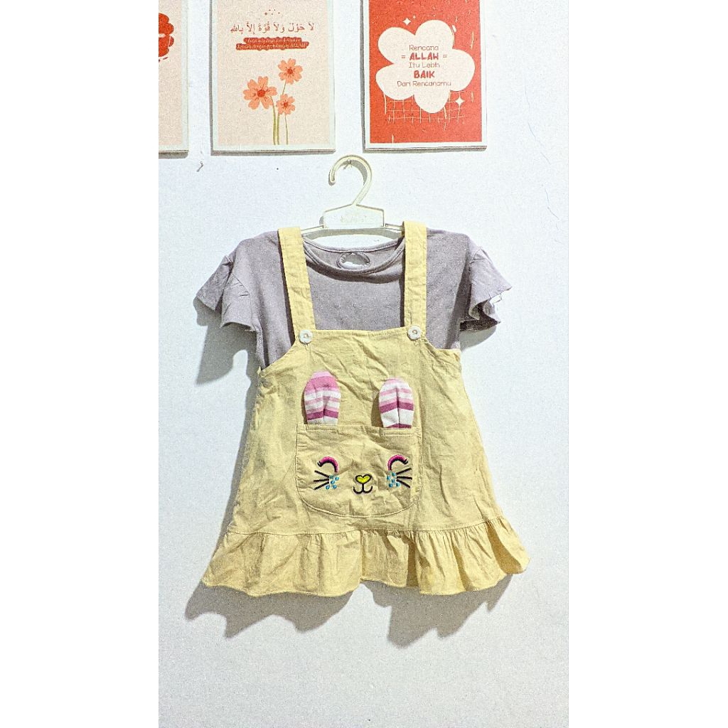 PL Preloved Dress // setelan // atasan bayi 3-12 bulan