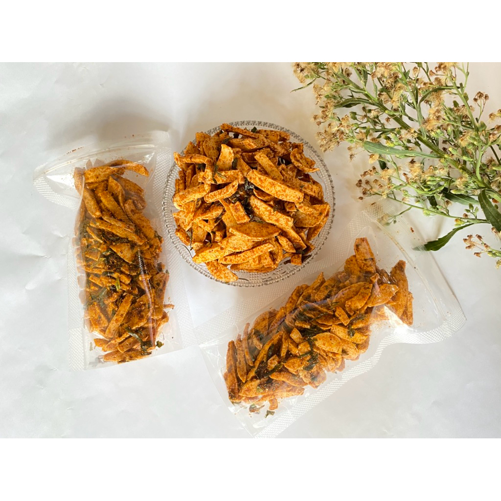 Basreng pedas daun jeruk/ori daun jeruk