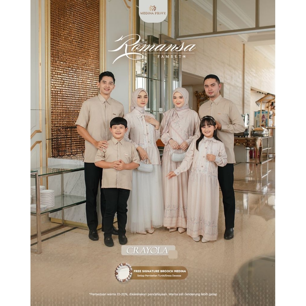ROMANSA FAMILY SERIES BY MEDINA [PO] (harga DP dikirim gift dulu)