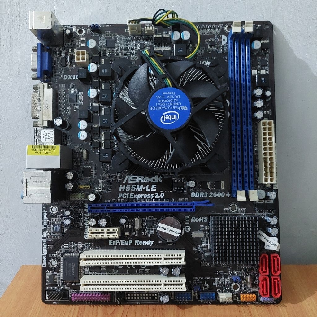 Motherboard H55 socket lga 115 merek random msi,asus,asrock dll,bergaransi