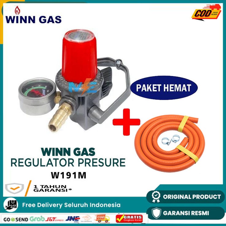 Winn Gas W191M Regulator Tekanan Tinggi Pengunci Ganda Win Regulator HIGH Presure terbaru