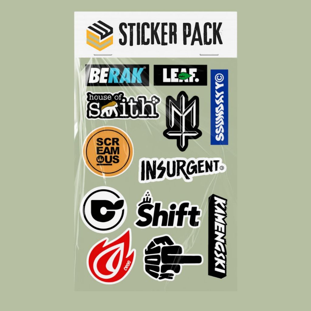 Sticker Pack Indie & Lokal Brand (6pcs)