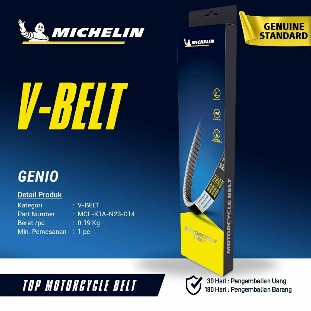 Michelin V-Belt Genio/Beat New ESP (2018-2020)/Scoopy New ESP (2020)