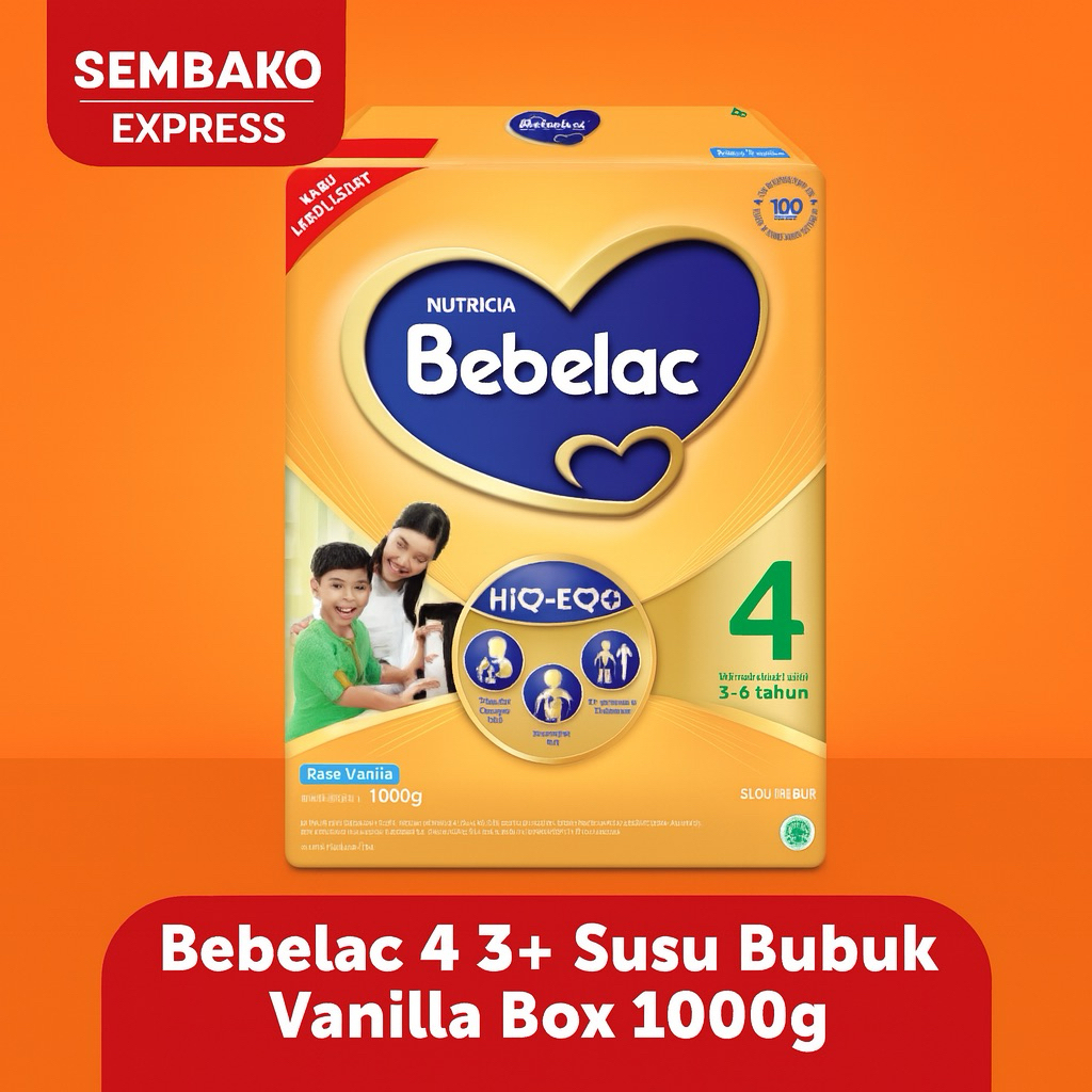 

Bebelac 4 3+ Susu Bubuk Vanilla Box 1000g