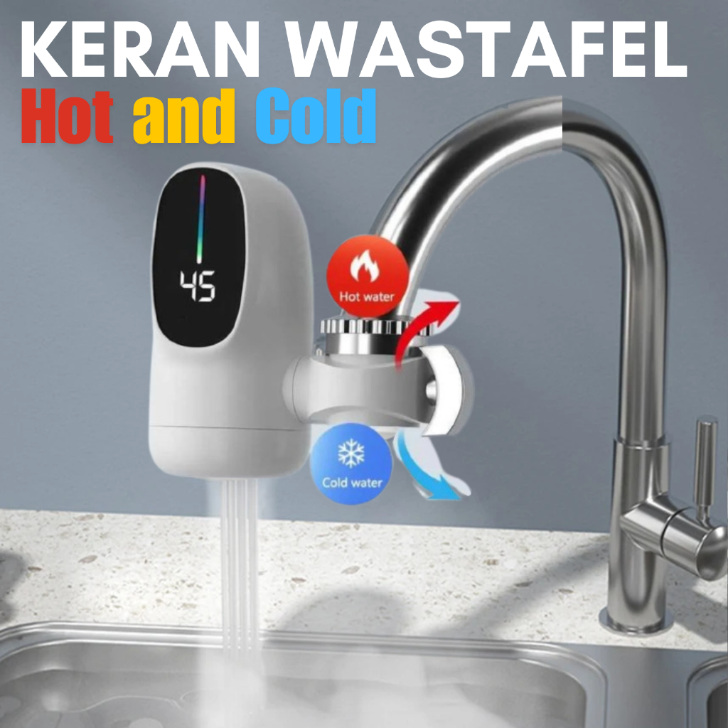 JMAIXH keran kran Pemanas Air otomatis listrik Wastafel Dapur Toilet kamar mandi panas dan dingin