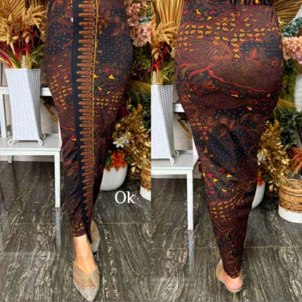 Rok batik span panjang bawahan wanita