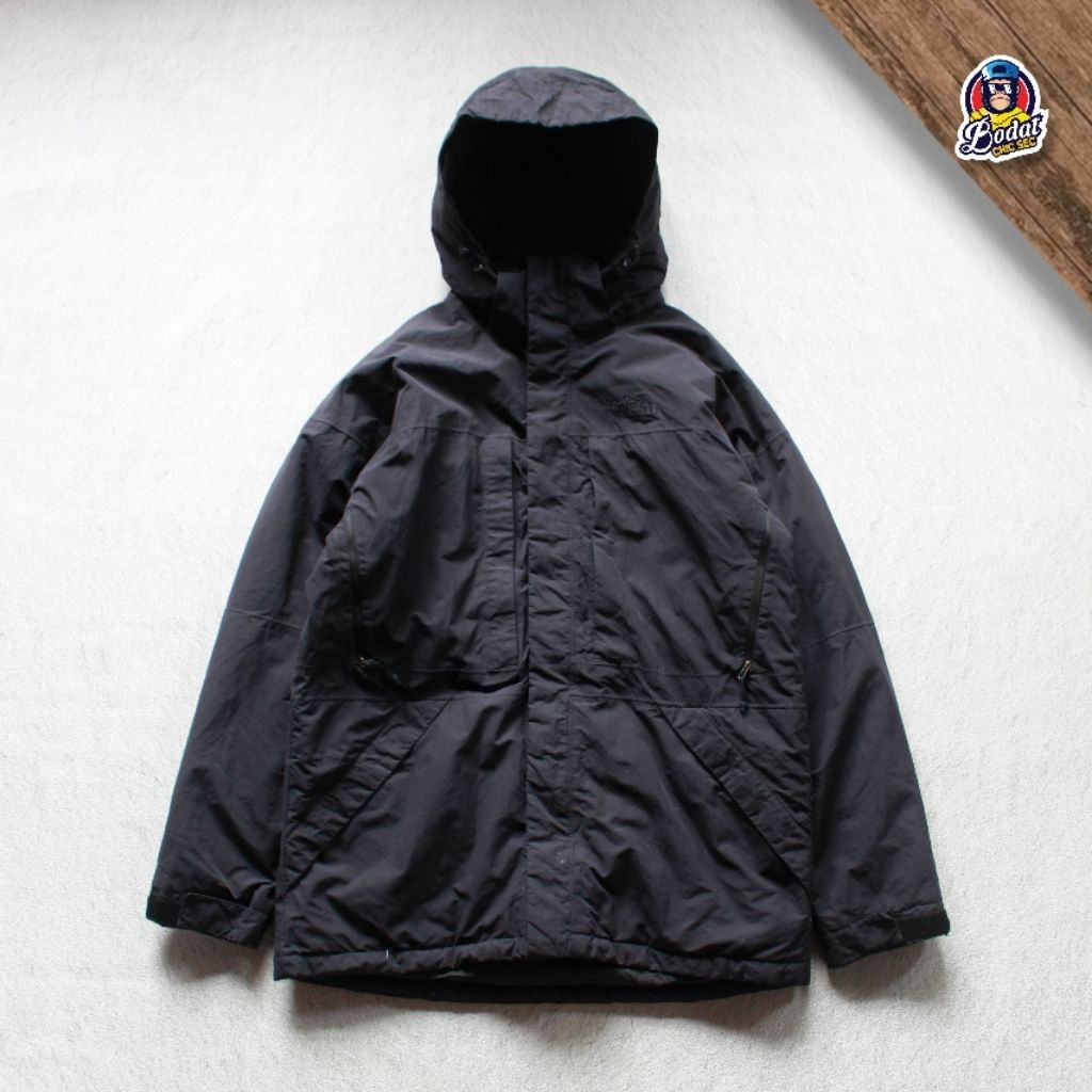 Rare Jaket Outdoor Parka,Th3 N0rth F4c3 Hyv3nt Bulang Gropcore black on black