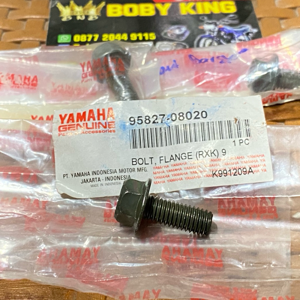 BAUT BESI STEP FOOTSTEP BELAKANG RXKING RX KING ORIGINAL YAMAHA 95827-08020