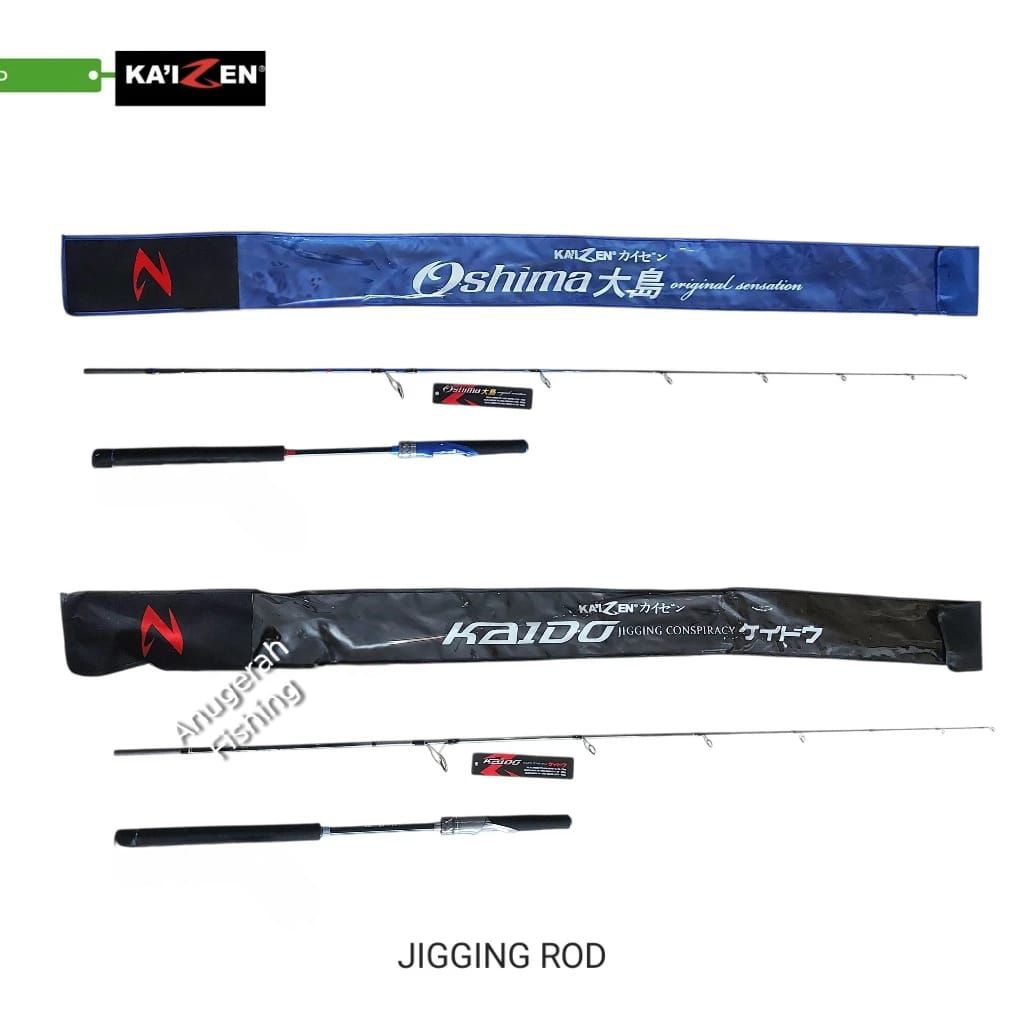 Joran Jigging KAIZEN OSHIMA | KAIDO | Solid Carbon | Joran Laut | Saltwater | Joran Carbon Solid | A
