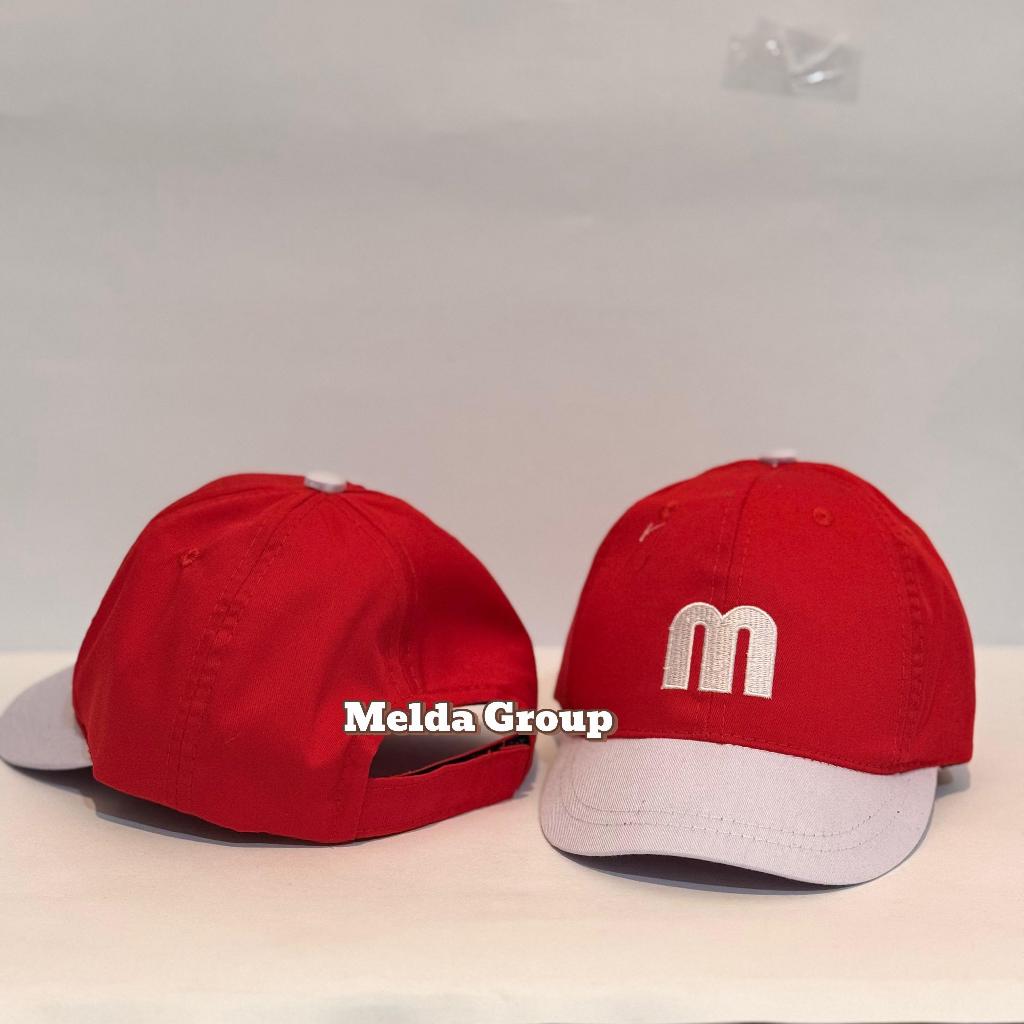 Topi Anak Pet Pendek Bordir Logo M Kombinasi Terbaru 2025 Hat Laki-laki Dan Perempuan 1 - 6 Tahun