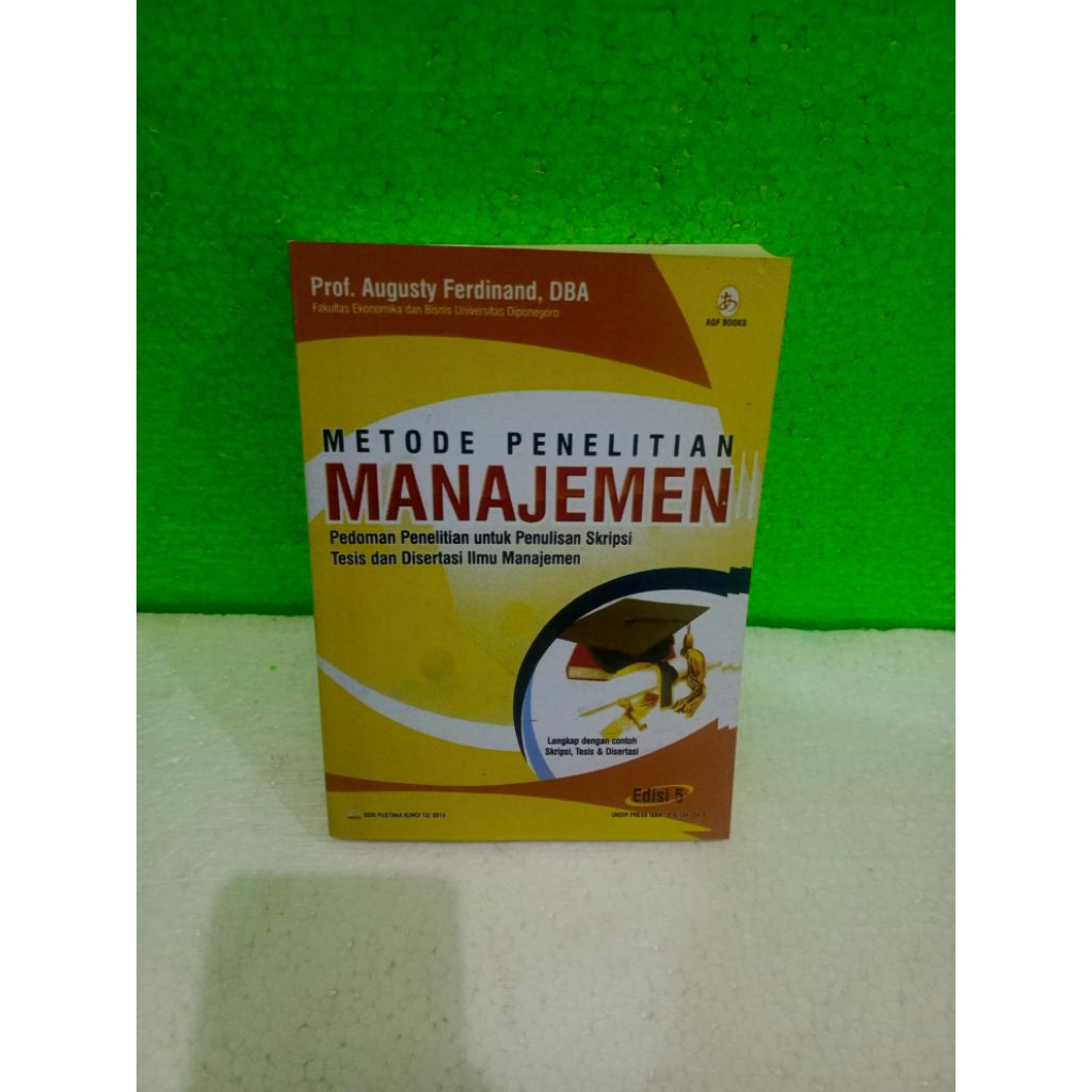 METODE PENELITIAN MANAJEMEN by Augusty Ferdinand