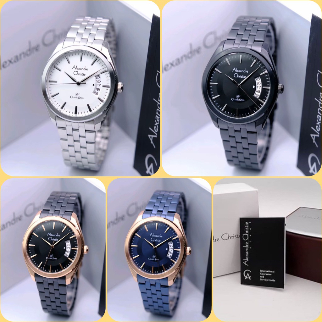 JAM TANGAN PRIA ALEXANDRE CHRISTIE AC 8674 MD  / AC8674 / 8674 ORIGINAL