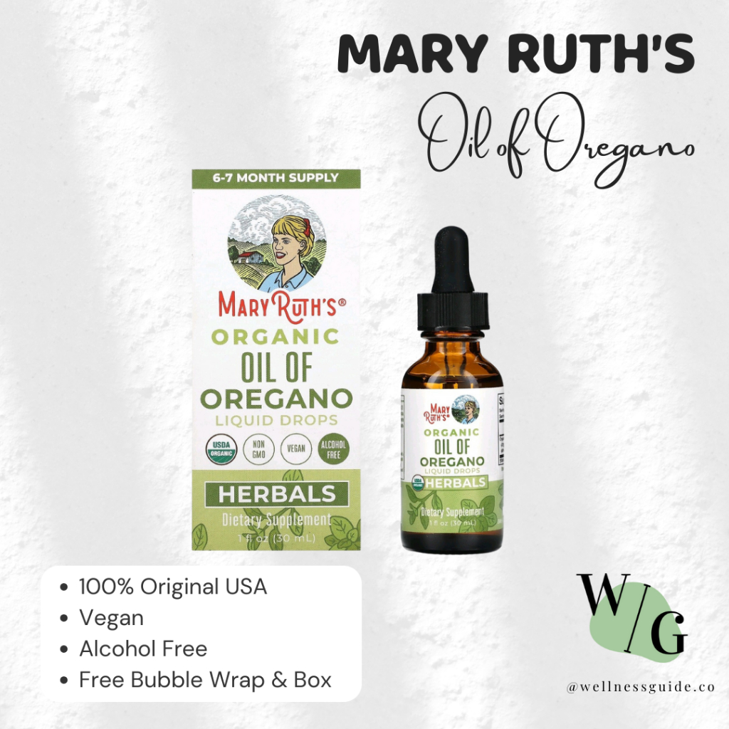MARY RUTH'S OIL OF OREGANO LIQUID DROPS USDA ORGANIC | OREGANO OIL MARYRUTH WELLNESS GUIDE