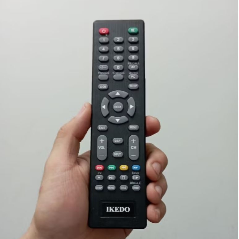 Remot Remote TV Digital Pengganti Tanpa Setting IKEDO LT-17L2-D
