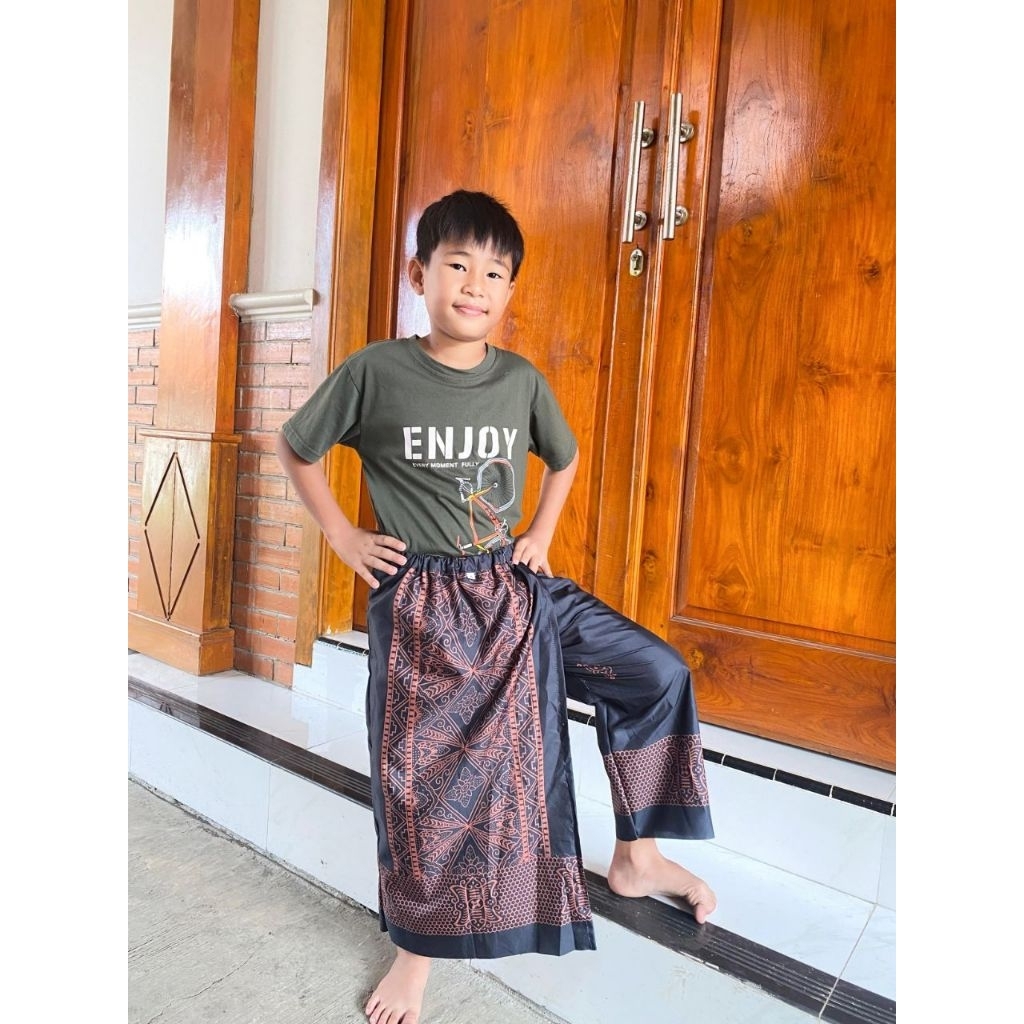 Sarung Celana Instan Anak Laki Laki Usia 2-12 Tahun Motif Batik