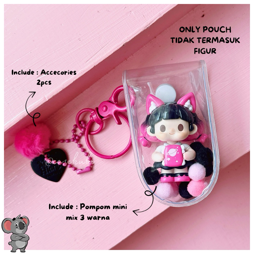 POUCH FIGUR PVC FUJI TITI GANTUNGAN TAS PLASTIK PELINDUNG FIGUR