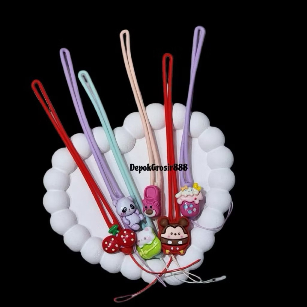 gantungan hp karakter / gantungan Vapobalm / gantungan silicon karakter