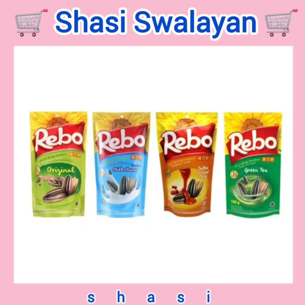 

REBO Kuaci Biji Bunga Matahari 140 Gram - Pouch Sedang