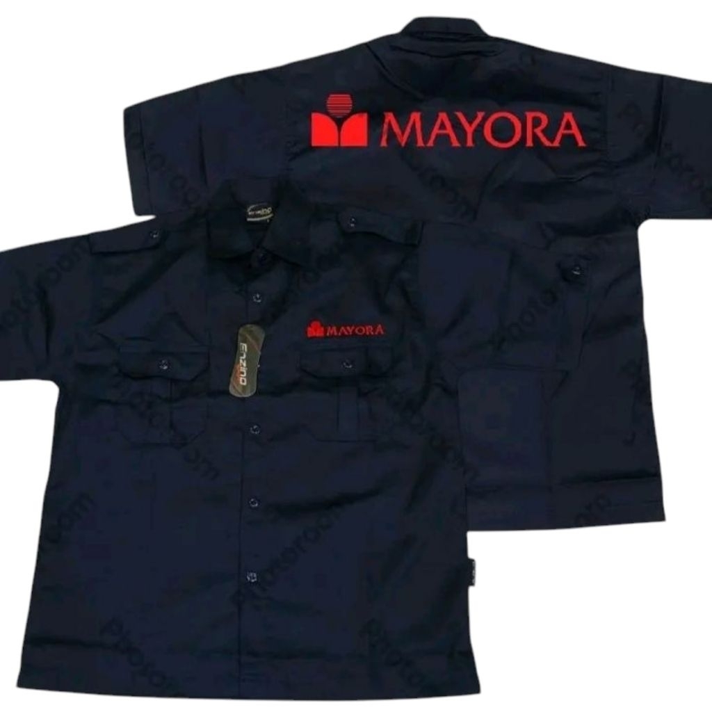 Kemeja Kerja Mayora Seragam Kerja Mayora Baju Pdh Mayora Pendek