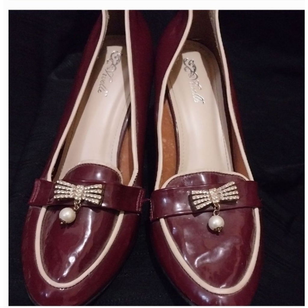 pl heels merah maroon uk 38
