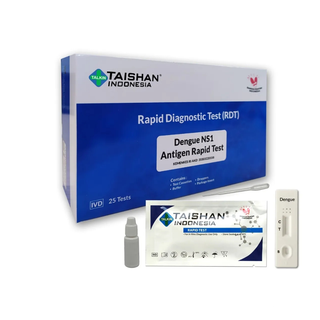 Taishan Dengue NS1 Antigen Rapid Test 1 pc - Rapid Diagnostic Test [Majapahit]