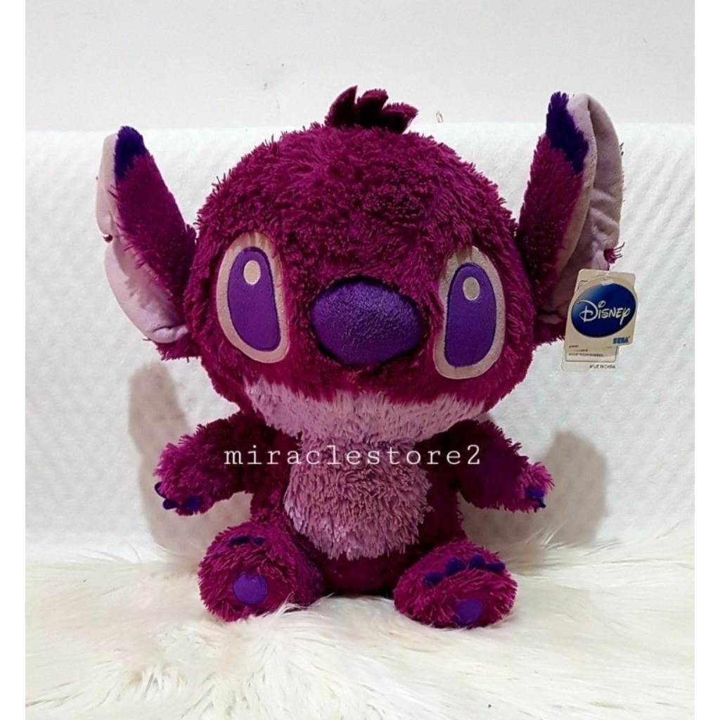 Boneka Stitch Ungu Bulu