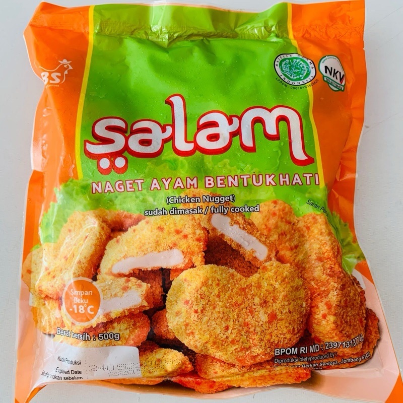 Salam Nugget bentuk hati 500 gr