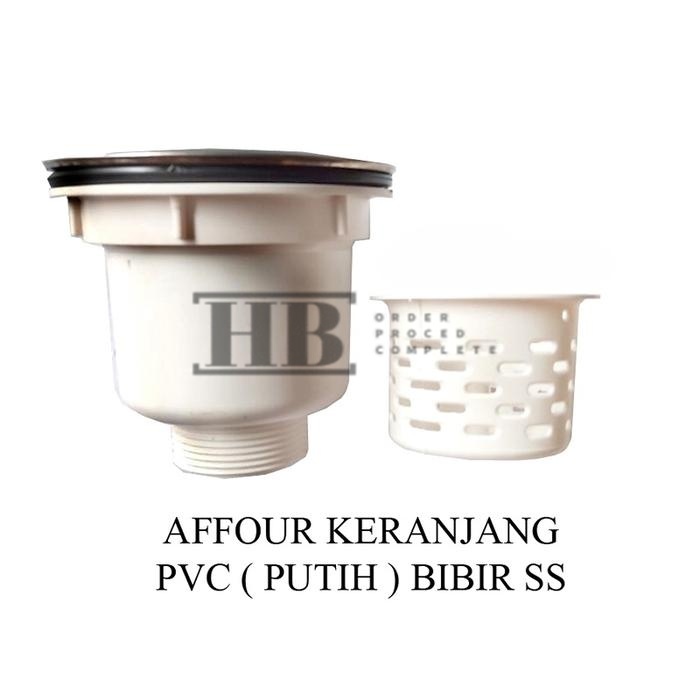 AFUR AVUR AFFOUR PVC SARINGAN WASTAFEL BAK CUCI PIRING KERANJANG HB8