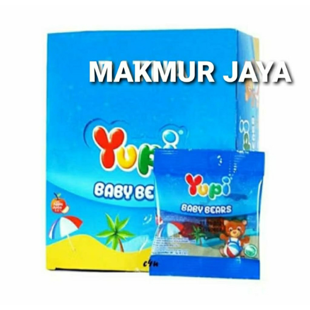 Permen Jelly YUPI BEAR ( 1 Kotak isi 24 Bungkus)