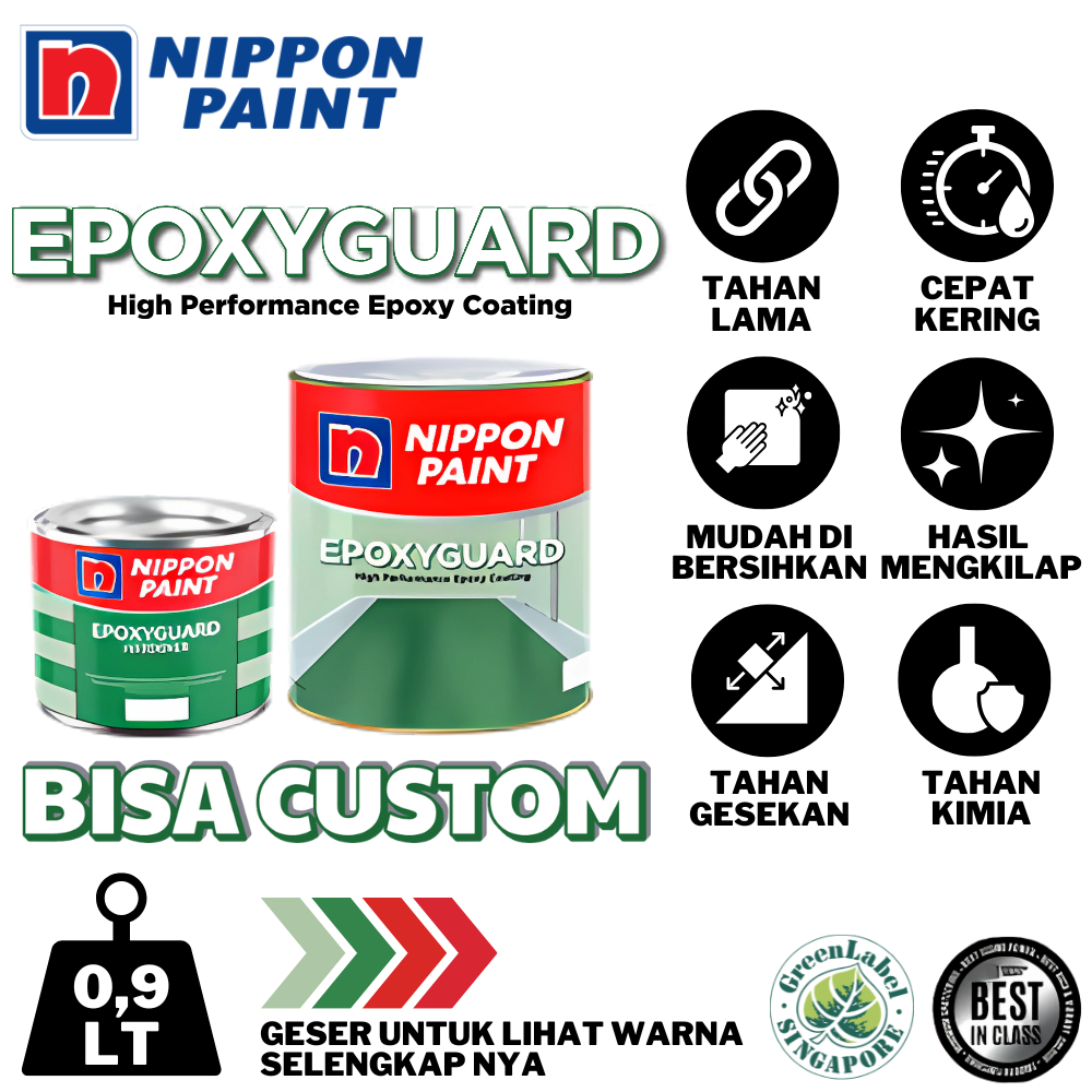 NIPPON PAINT EPOXY GUARD EPOXYGUARD NIPPON CAT KERAMIK NOT UPOX WARNA CUSTOM