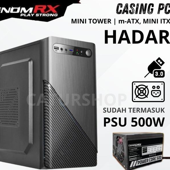 VenomRX Hadar PSU 500W Casing PC Case Komputer Venom RX
