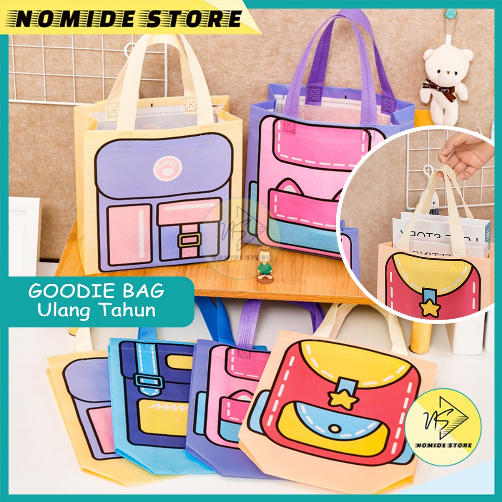 

Goodie Bag Ulang Tahun Anak Motif Lucu Tas Bingkisan Paperbag Hampers Souvenier Trendy