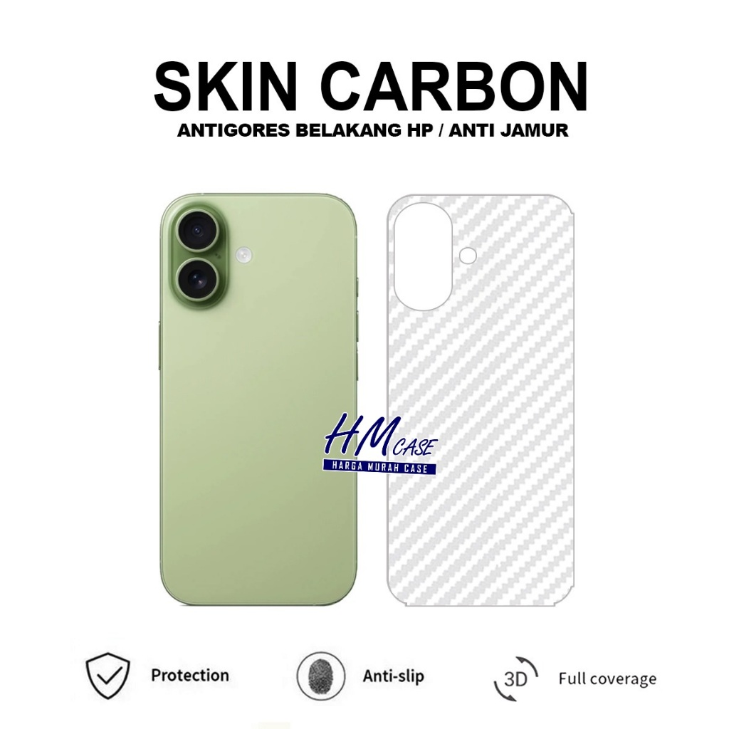 iPhone 17 iPhone 17 Air iPhone 17 Pro iPhone 17 Pro Max Skin Carbon 3D Antigores Skin Carbon iPhone 