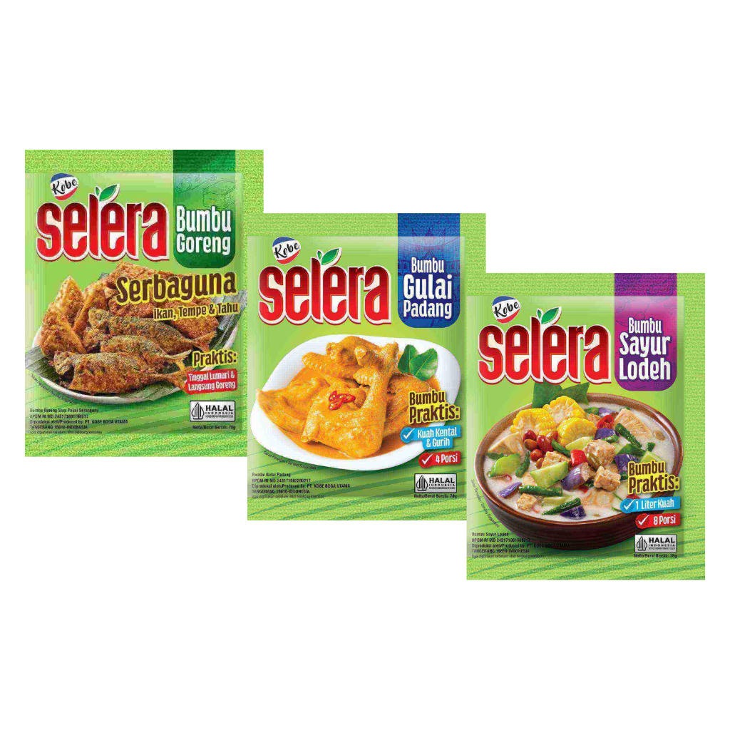 

Kobe Selera Bumbu Serbaguna / Bumbu Instan Untuk Masak 70 Gr