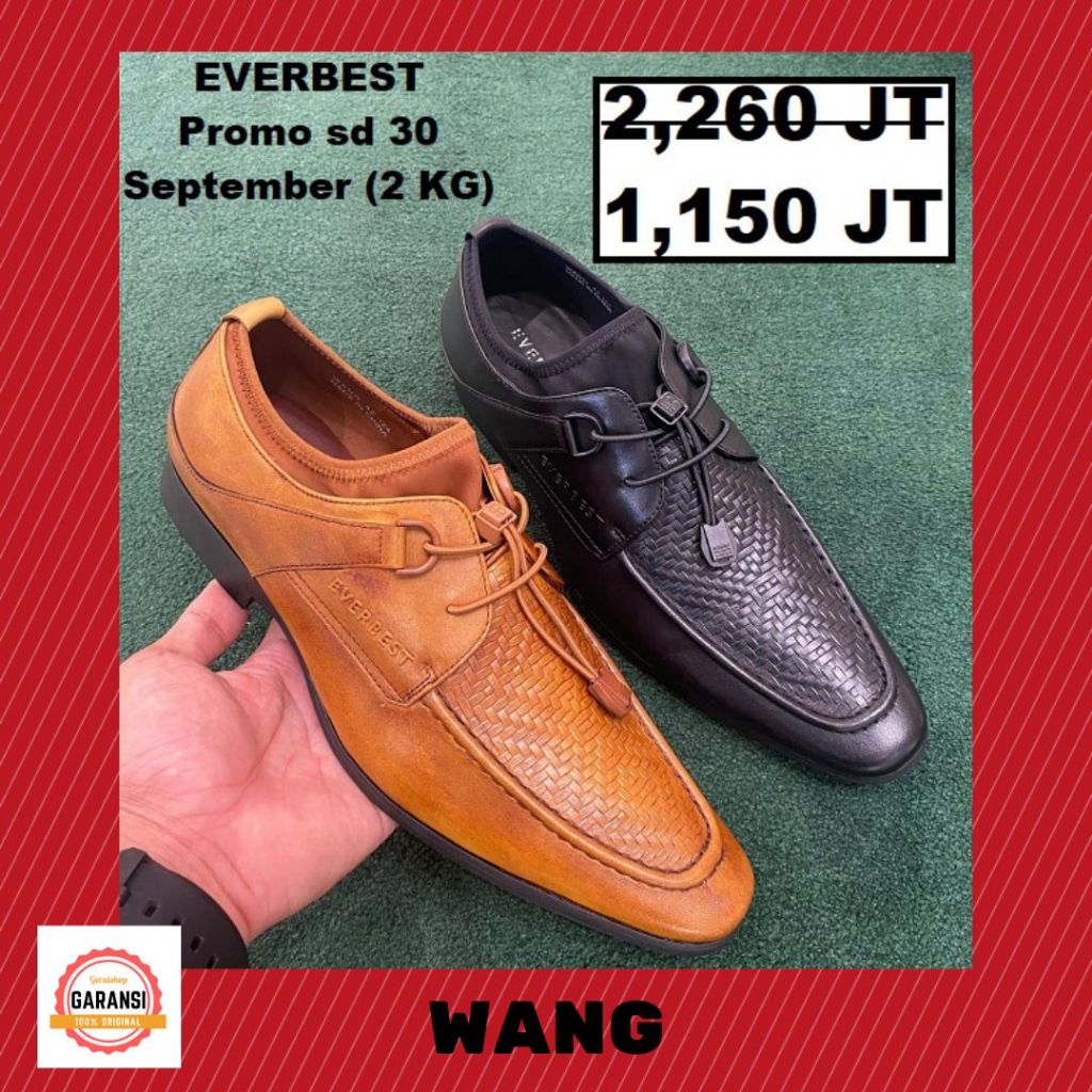 Sepatu Pria Everbest seri WANG 100% original store