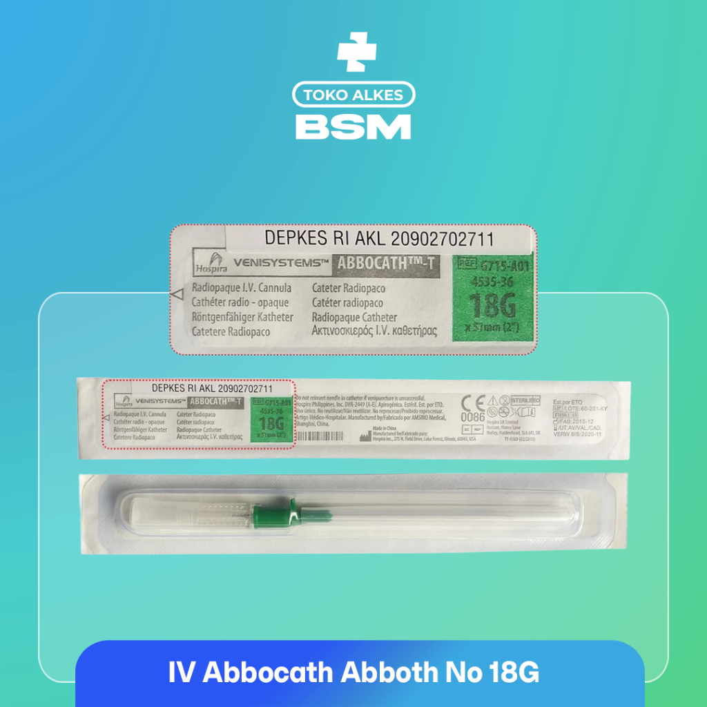 BSM - IV Abbocath Abboth No 18G