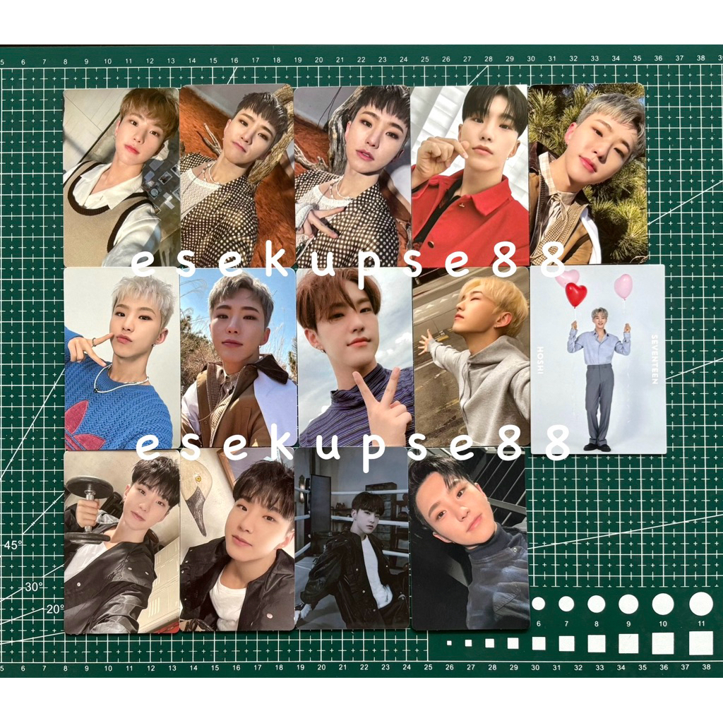 Photocard PC Hoshi Seventeen Horanghae, Face The Sun Path, An Ode Hope, Attaca Op. 1 OP 1, FTS Ray W