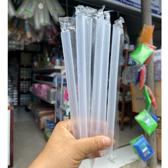 PIPET STERIL BOOBA 12x21 BENING 100pcs/berat 2gr/pcs/bungkus/Bening dan tidak bau ke minuman